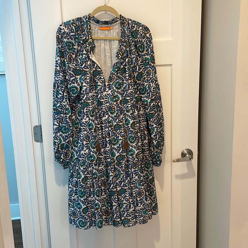 Oliphant short balloon sleeve dress